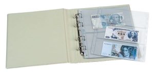 Álbum para billetes universales Pardo Burdeos ref. 134005
