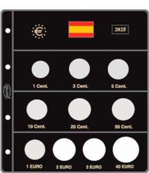 Funda Pardo monedas euro 10 alojamientos claraboya (2+40) ref. 179500