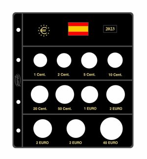 Funda Pardo monedas euro 11 alojamientos claraboya (2+2+40) ref. 179400