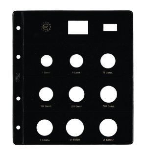 Funda Pardo monedas euro 9 alojamientos claraboya ref. 173000