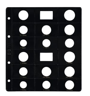 Funda Pardo para álbum monedas euro ref. 75500