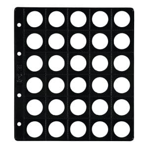 Funda monedas Pardo alma opaca negra 30 alojamientos ref. 75300
