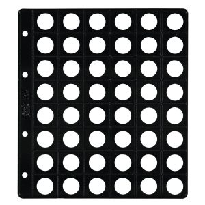 Funda monedas Pardo alma opaca negra 48 alojamientos ref. 75400