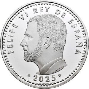 Moneda 10 euros plata mundial 2026 anverso