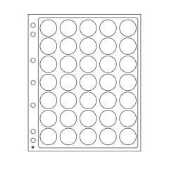 Pack 2 Hojas Encap Leuchtturm 2 euros Alemanes 35 huecos