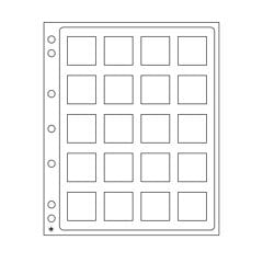 Pack 2 Hojas Encap Leuchtturm cápsulas Quadrum 20 huecos