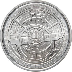 10 euros plata 2025 Grecia Reverso