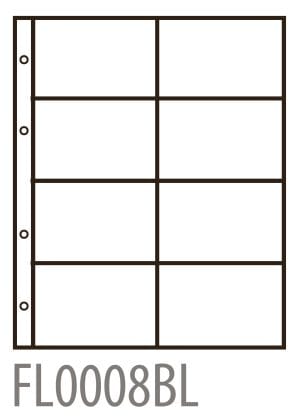 Hoja Filober 8 huecos ref. FL0008BL