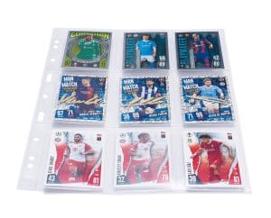 Pack 5 hojas Leuchtturm para cartas 9 alojamientos ref. 323456