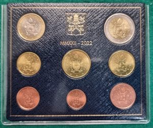 Vaticano 2022 serie monedas euro