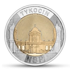 5 zlotys de Polonia de la Iglesia de la Santísima Trinidad en Tykocin Reverso