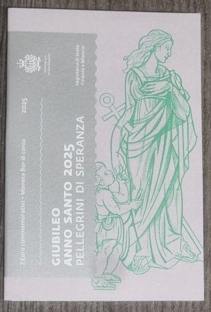 Coincard 2 euros San Marino 2025 Jubileo Año Santo - Peregrinos de la Esperanza