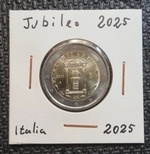 Moneda 2 euros Italia Jubileo 2025