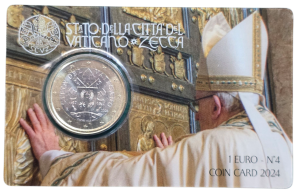 Vaticano 1 euro 2024 Nº 4 Coincard