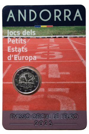 Coincard 2 Euros Andorra 2025 Juegos pequeños Estados