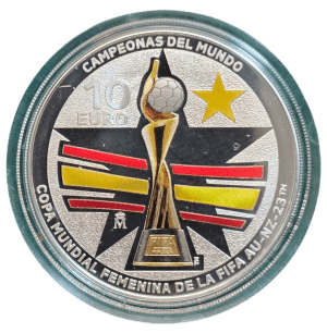 Moneda 10 euros plata 2023 Campeonas del mundo