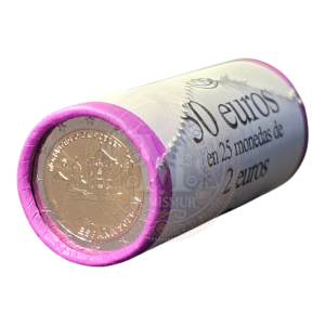 Rollo 25 monedas 2 euros conmemorativa España 2026 del Monasterio de Poblet (1)
