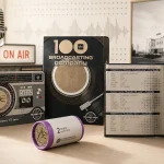 Moneda de 2 euros de Finlandia de 2026 de 100 años de Yle radio difusión en finlandia