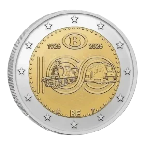 Moneda de 2 euros Bélgica 2026 SNCB Holandés