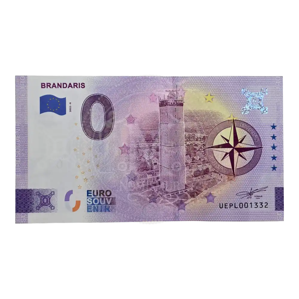 Billete 0 euros Brandaris