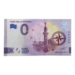 Billete 0 euros Faro della Vittoria