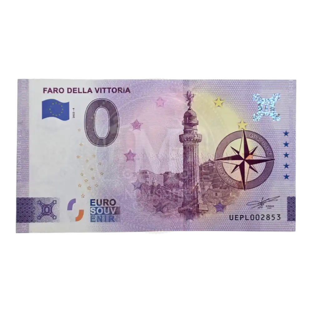 Billete 0 euros Faro della Vittoria