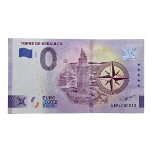 Billete 0 euros Torre de Hércules