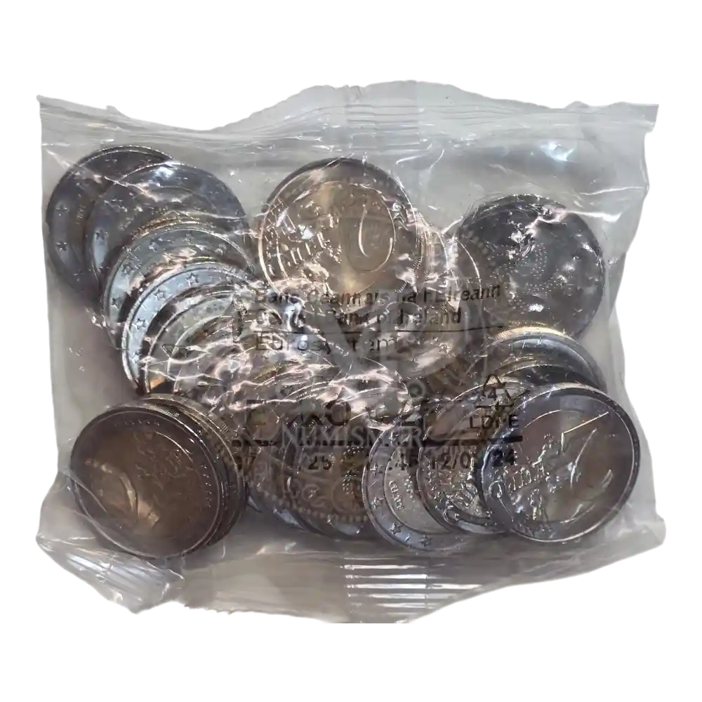 Bolsa 25 Monedas 2 euros Irlanda 2026 Presidencia