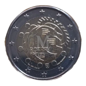 Coincard 2 euros Portugal 2026 Rotary (1)