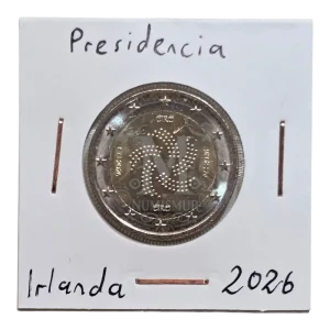 Moneda 2 euros Irlanda 2026 Presidencia