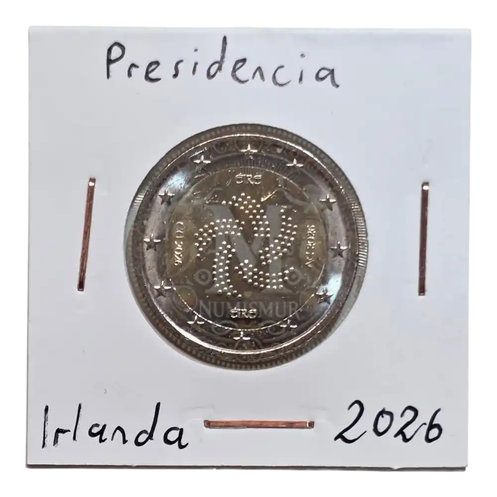 Moneda 2 euros Irlanda 2026 Presidencia