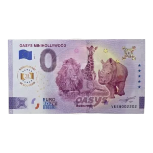 Billete 0 euros 2025 Oasys Minihollywood Anniversary