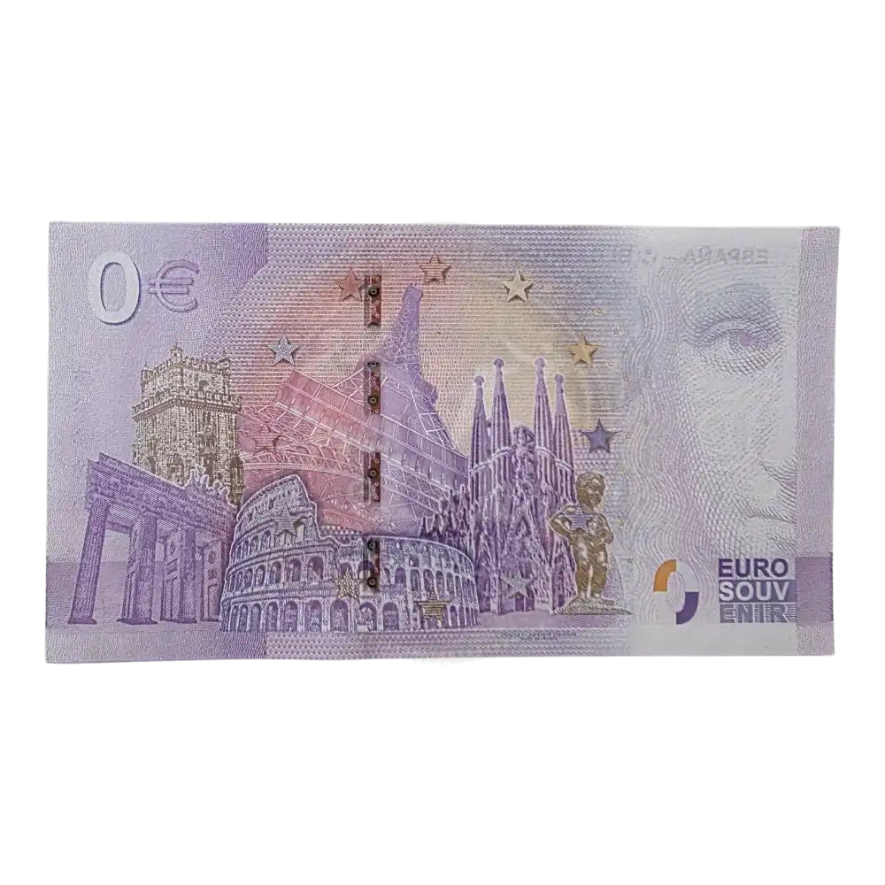 Billete 0 euros 2026 España Bi Campeona del Mundo versión oro (1)