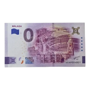 Billete 0 euros 2026 Málaga