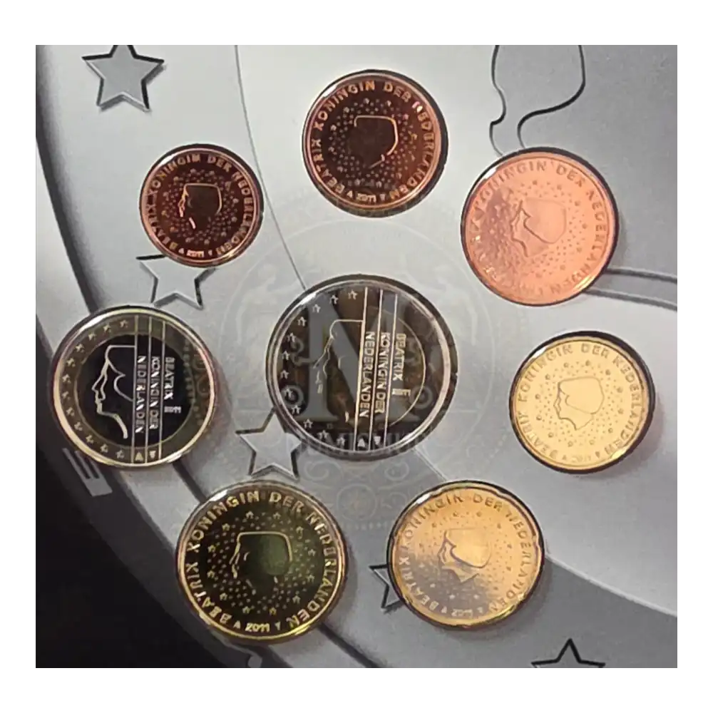 Coinset Países Bajos 2011 9 monedas euro (4)