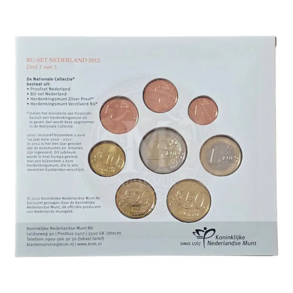 Coinset Países Bajos 2012 9 monedas euro (2)