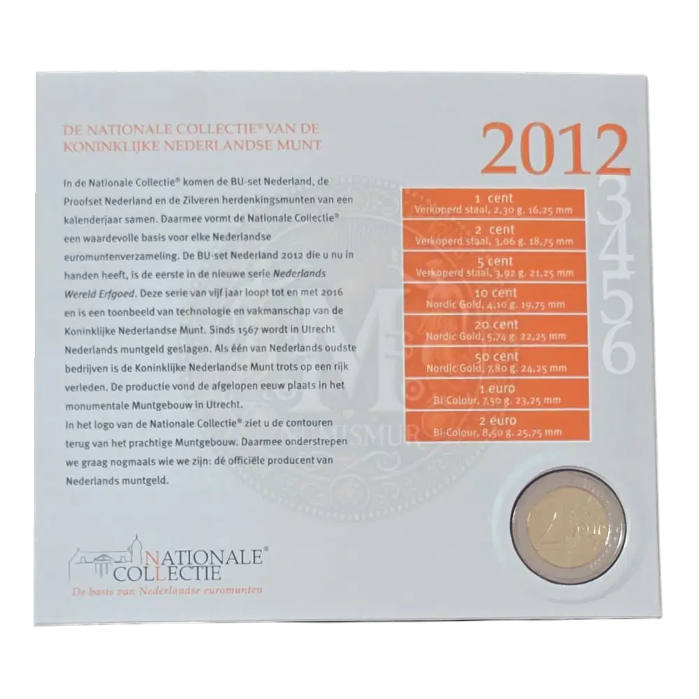 Coinset Países Bajos 2012 9 monedas euro (4)