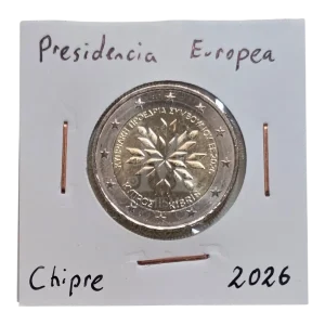 Moneda 2 euros Chipe 2026 Presidencia Europea
