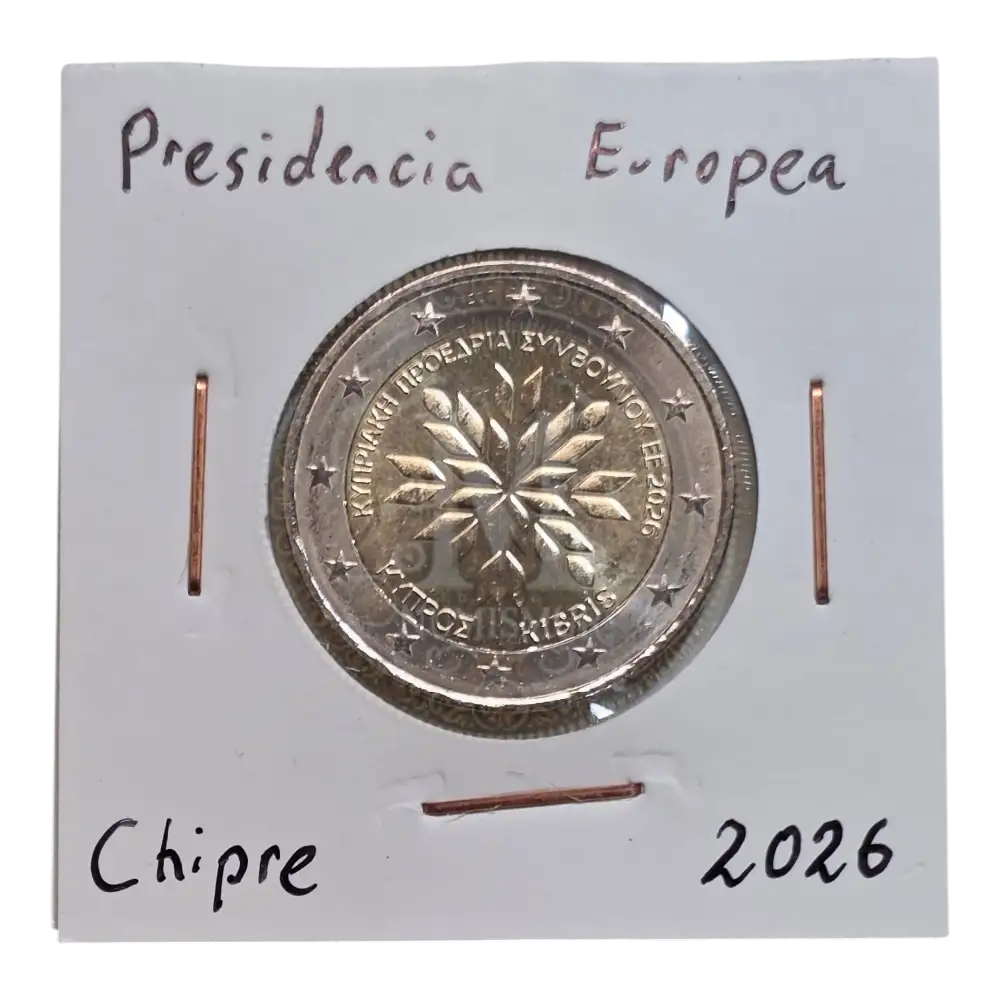 Moneda 2 euros Chipe 2026 Presidencia Europea