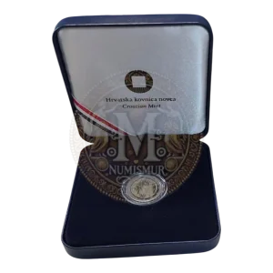 Moneda 2 euros Proof Croacia 2026 100 aniversario HRT Radio Televisión