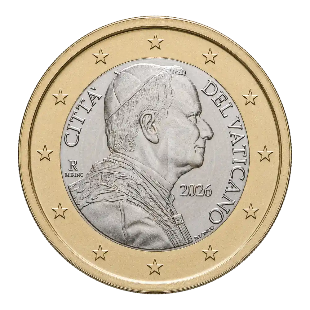 Serie 8 monedas de euro BU Vaticano 2026 (3)