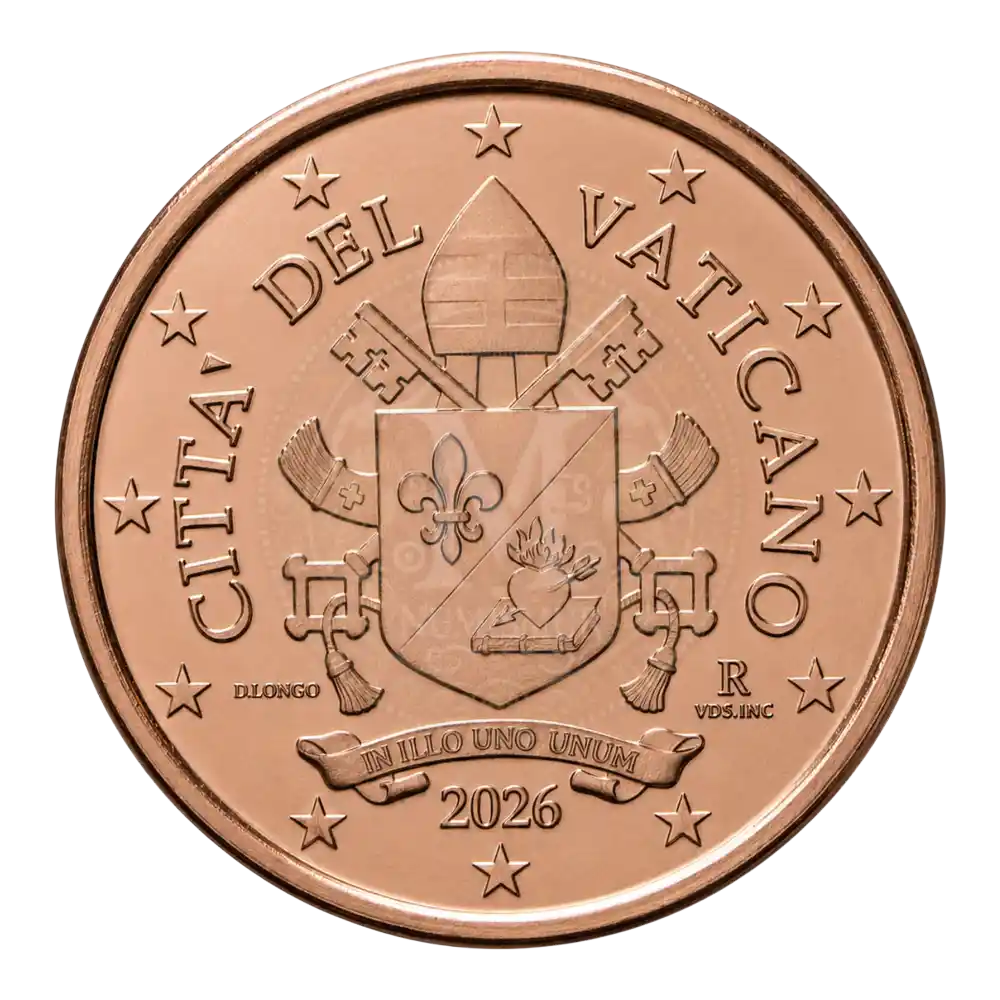 Serie 8 monedas de euro BU Vaticano 2026 (5)