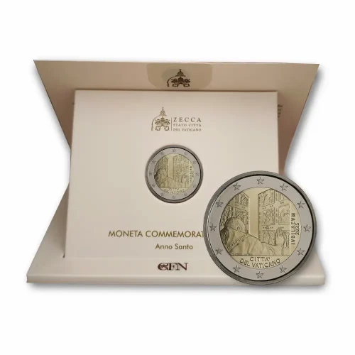 Moneda Vaticano 2 euros 2025 Año Santo 2025