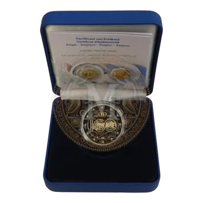 Moneda de 2 euros Proof Bélgica 2026 SNCB Holandés